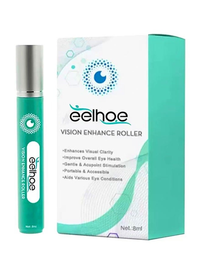 EELHOE Enhance Eye Roller for Women & Men Relieves Tired Dry & Puffy  Improves Eye Comfort 8ml Eyes Massage Roller - Image 2