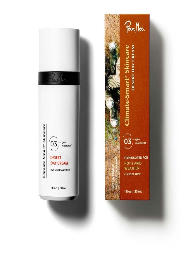 Pour Moi Desert Day Cream - Anti-Aging Moisturizer with Squalane & Hyaluronic Acid • Climate-Smart® Skincare for Hot Dry Weather • Deep Hydration & Dark Spot Repair • 30ml - Image 1