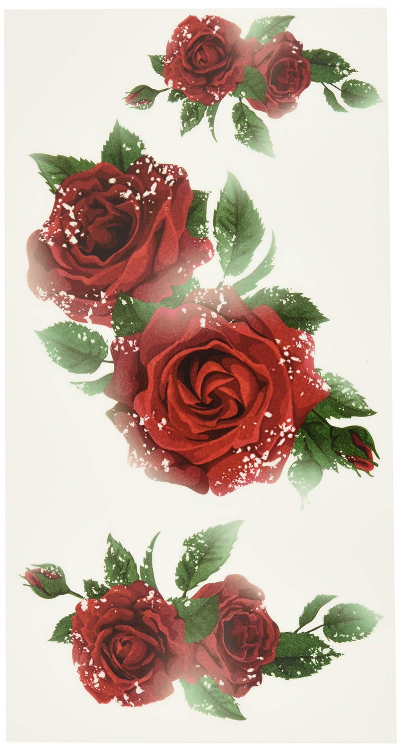 Layer Graph Stickers For Guitars Bass English Rose