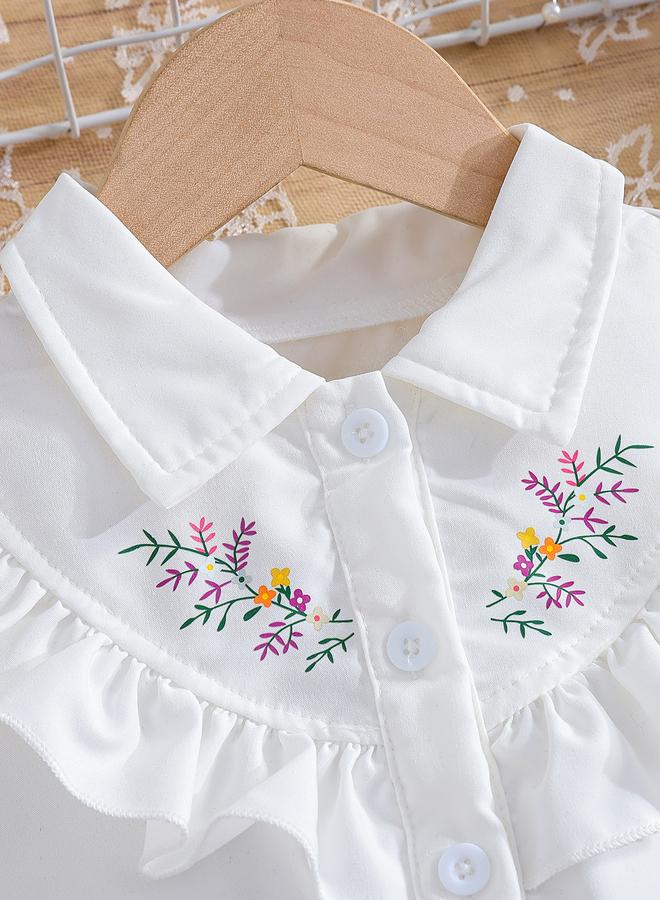 Take Two Ruffle Detail Belted Dress - Image 3