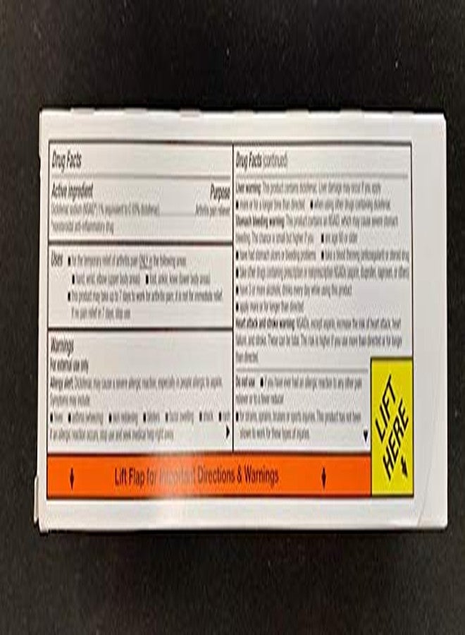 PERRIGO جيل بيريجو ديكلوفيناك صوديوم (NSAID) موضعي، 1% مع بطاقة الجرعات، 3.53 أونصة (100 جرام)، تخفيف آلام التهاب المفاصل مضاد للالتهابات لليد، المعصم، الكوع، القدم، الكاحل، الركبة. قارن مع جيل فولتارين 1%. - Image 3