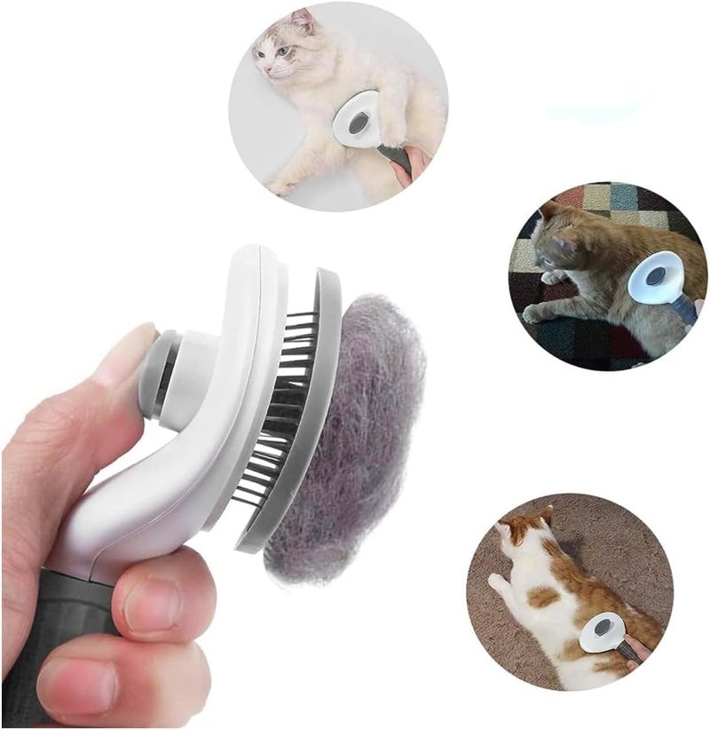 Blutails Slicker Brush for Dogs and Cats | Self Cleaning Brush For Grooming Pets | Suitable for Cats and Dogs and Any Fur Babies - Image 3