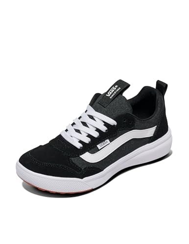 Vans Womens Range EXP Shoe Athletic Fashion Sneakers for Walking Comfortable SuedeCanvas BlackWhite 10 - Image 1