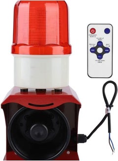 12-24V LED Strobe Light Alarm, Programmable Industrial Fire Alarm Siren Horn, 110dB Beacon Warning Lights for Firefighting Emergency Security Alarm Sound And Light