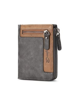 Generic Men's Multi-Functional Retro Zipper Wallet, Suitable for Young People and Students, Fashionable and Comprehensive to Carry Cards  - Image 4