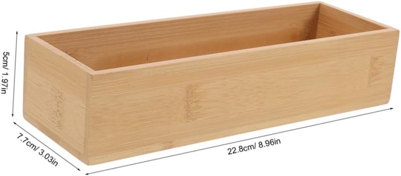 Diverse purchase plan 2pcs Bamboo Display Box Desk Storage Craft Box Rustic Storage Bin Home Decor Portable Organizer Field test upgraded craftsmanship KSA local stock Consistent steady quality Bulk storage easy optimized build Most item matching trendy design Cross product compatible Salt resistant coating Global assemble options Secure equipped warehouse All storage space compatible Globally popular elegant design Easy transit optimized build Market diverse application fit Assorted trendy color picks Quick use-switch compatible build Single & bulk storage compatible Integrated warehouse solution Easy lifting build Non sticky surface All space matching look Closed & open space compatible Consistent single item quality Balanced weight Shop & home all-space compatible - Image 2
