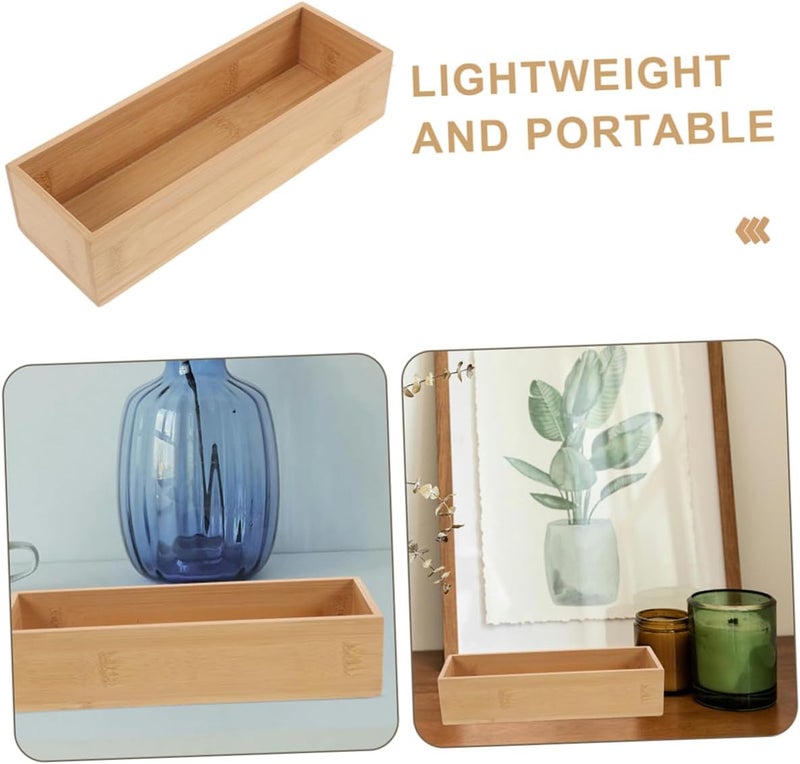 Diverse purchase plan 2pcs Bamboo Display Box Desk Storage Craft Box Rustic Storage Bin Home Decor Portable Organizer Field test upgraded craftsmanship KSA local stock Consistent steady quality Bulk storage easy optimized build Most item matching trendy design Cross product compatible Salt resistant coating Global assemble options Secure equipped warehouse All storage space compatible Globally popular elegant design Easy transit optimized build Market diverse application fit Assorted trendy color picks Quick use-switch compatible build Single & bulk storage compatible Integrated warehouse solution Easy lifting build Non sticky surface All space matching look Closed & open space compatible Consistent single item quality Balanced weight Shop & home all-space compatible - Image 3