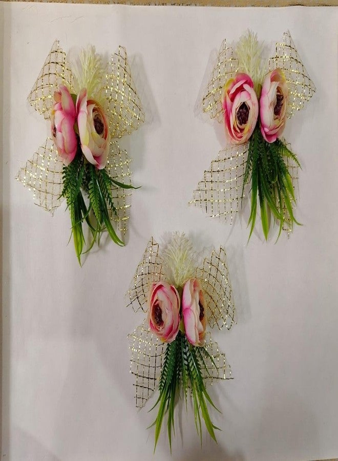 Velme Craft 24pcs (Multicolor) Artificial Peony (Peonies Flower) Fake Fabric Head Rose Flowers for Decoration, Gifting, Trousseau Packing | Artificial Flower Bunch Hamper, Decoration, Gifting - Image 3