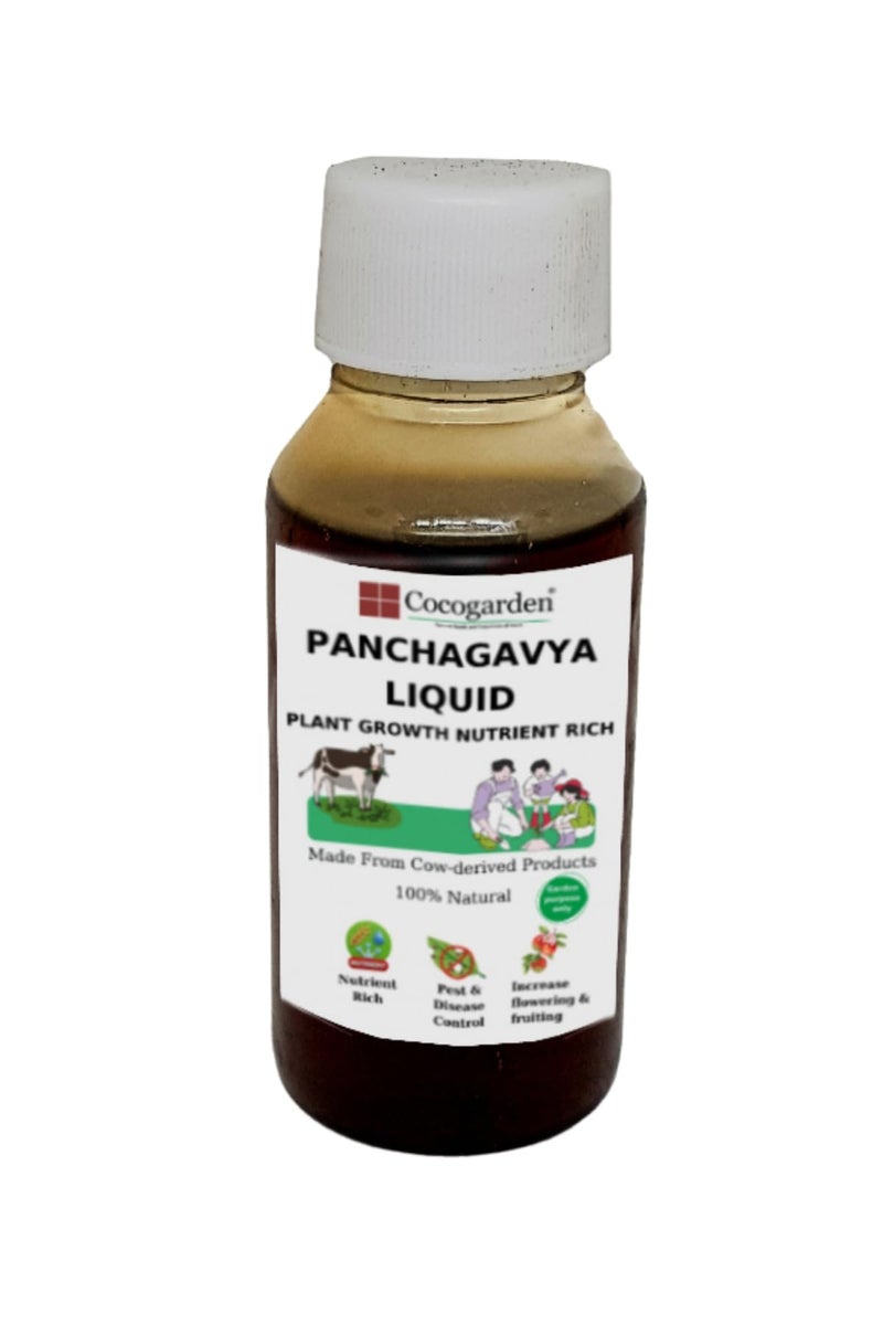 Cocogarden Panchagavya Organic Liquid Fertilizer for plants 50 ml, Plant Growth Promoter, Bio Stimulant, Booster for Speed Growth, Flowering & Fruiting Home Garden - Image 1