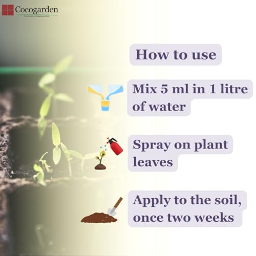Cocogarden Panchagavya Organic Liquid Fertilizer for plants 50 ml, Plant Growth Promoter, Bio Stimulant, Booster for Speed Growth, Flowering & Fruiting Home Garden - Image 5