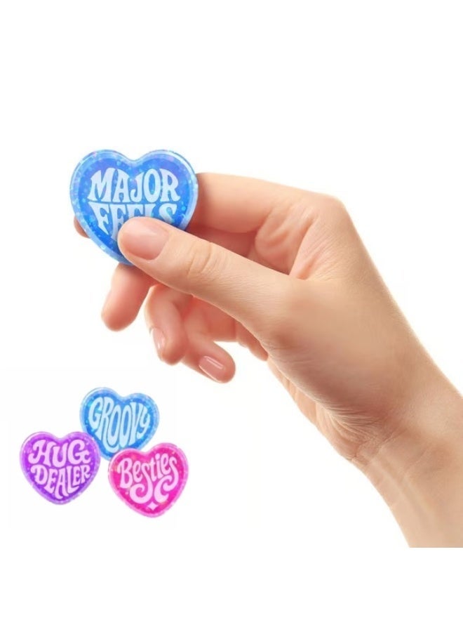 Needoh 3PCS Heart-shaped Stress-relieving Squeeze Toy | Portable Anti-stress Toy Made of TPR Material, a Daily Stress-relieving Tool and Kids' Gifts - Image 2