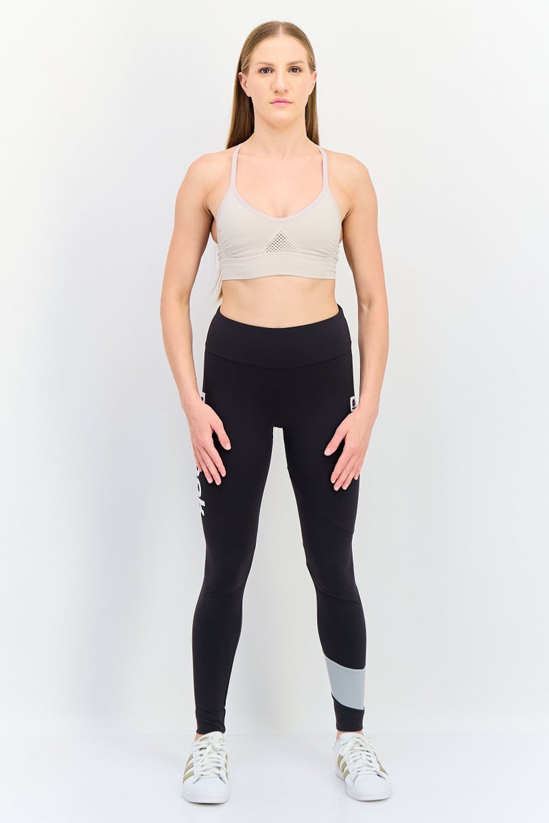 Reebok ليغينغز تدريب رياضية للنساء، سوداء - Image 4