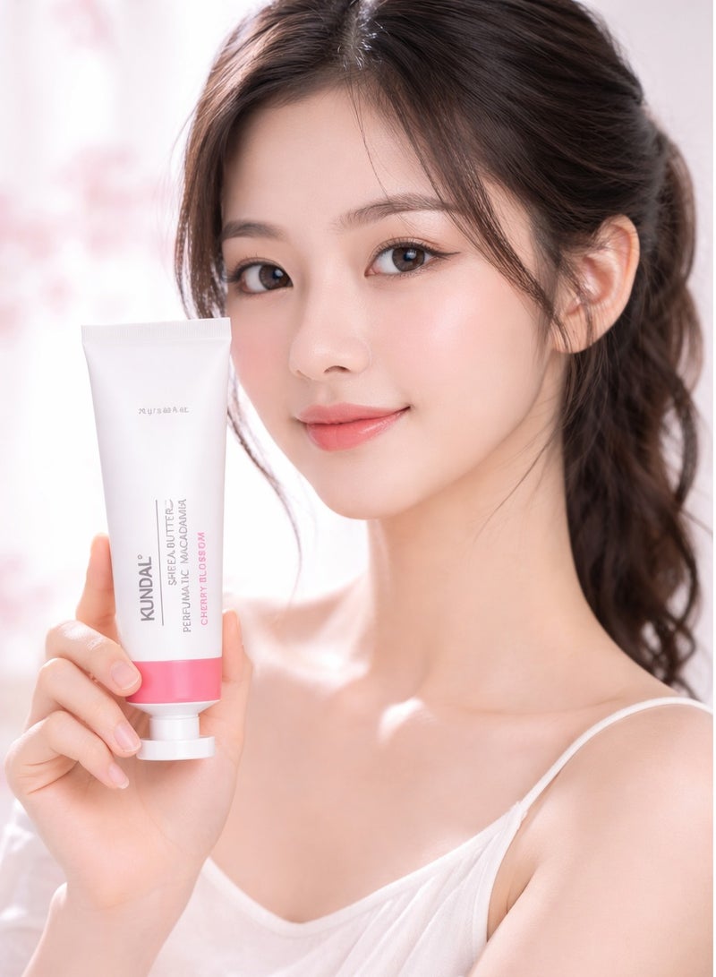 KUNDAL Hand Cream - Shea Butter & Macadamia Cherry Blossom 50 ML - Image 1