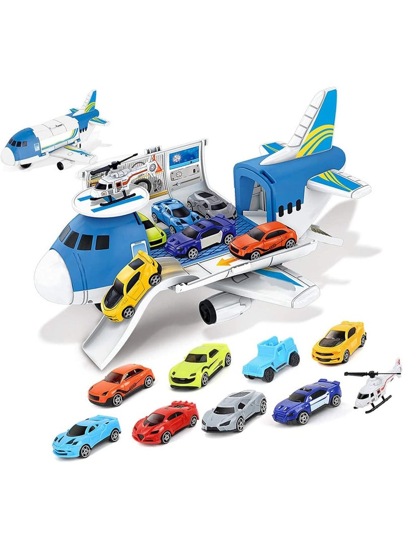 ألعاب طائرات ومركبات، مجموعة ألعاب تعليمية ممتعة من البلاستيك لمحاكاة وسائل النقل، طائرة نموذجية، هدية للأطفال - Image 1