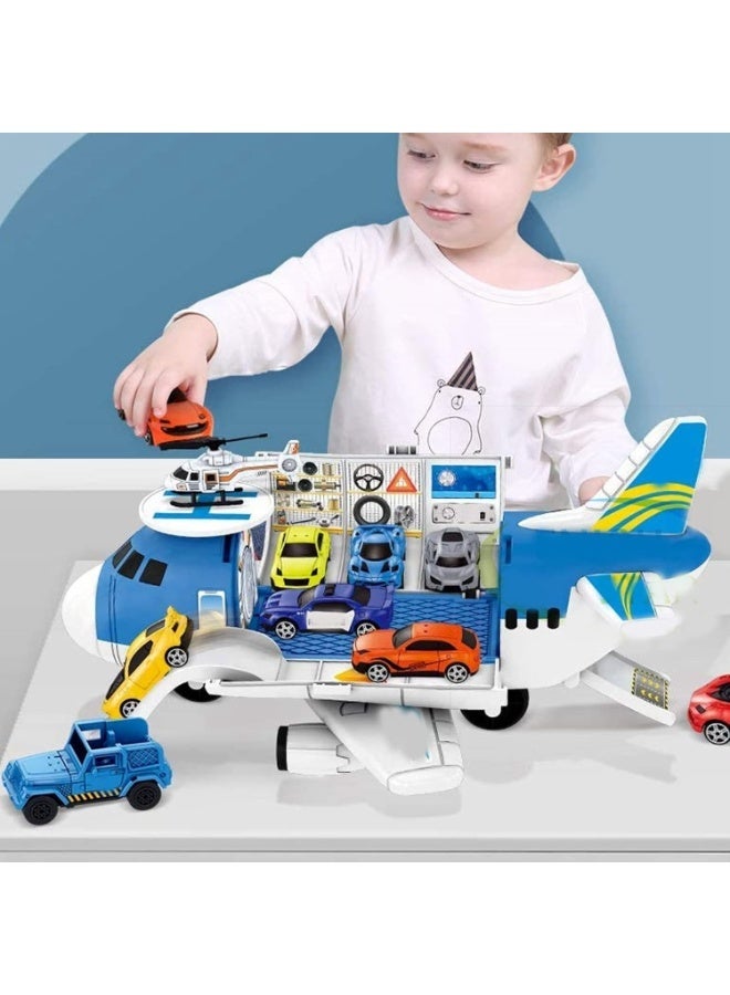 ألعاب طائرات ومركبات، مجموعة ألعاب تعليمية ممتعة من البلاستيك لمحاكاة وسائل النقل، طائرة نموذجية، هدية للأطفال - Image 2
