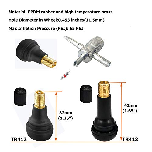 Dr.Roc Tire Spoon Lever Dirt Bike Lawn Mower Motorcycle Tire Changing Tools with Stable Bag 3 Tire Irons 2 Rim Protectors 1 Valve Stems Set TR412 TR413 - Image 3