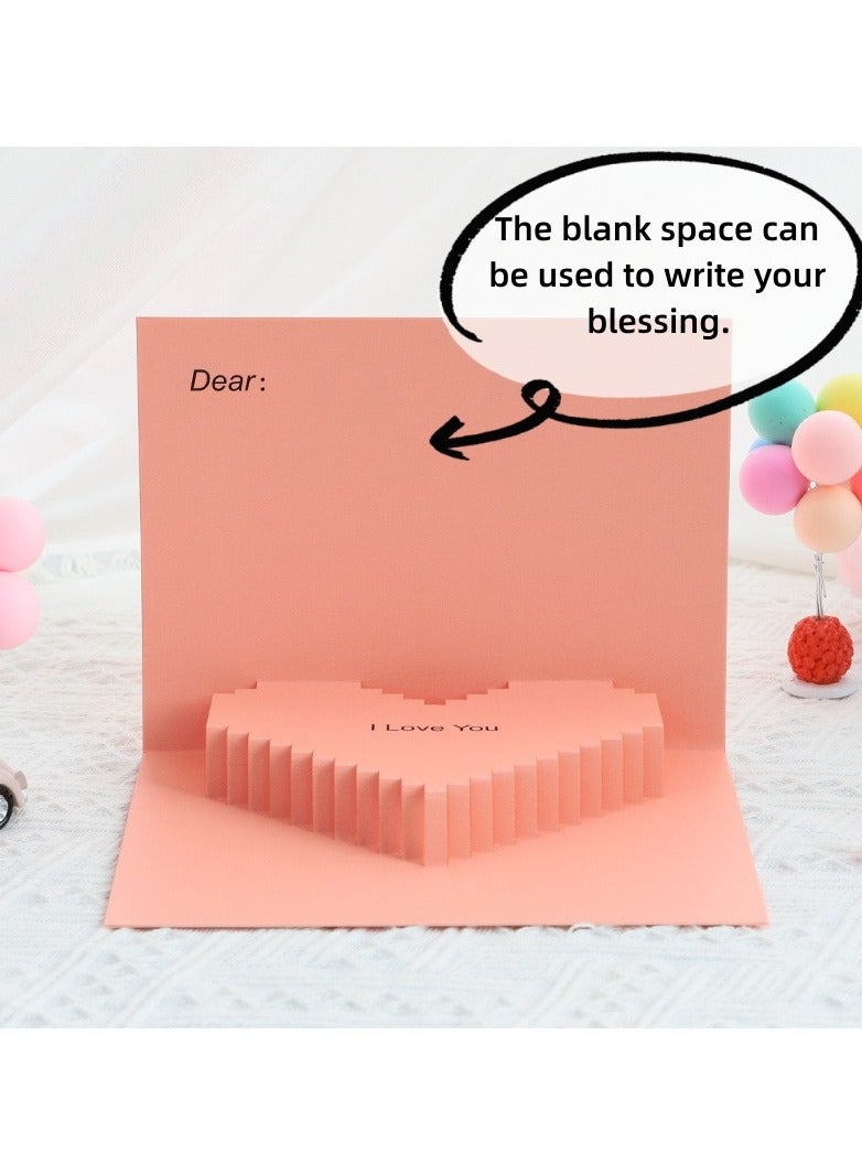 Generic 3D Pop-up Greeting Card, Romantic Love Cards for Valentine’s Day, Wedding Anniversary Card, Birthday Greeting Cards, Mother’s Day greeting Card  - Image 3