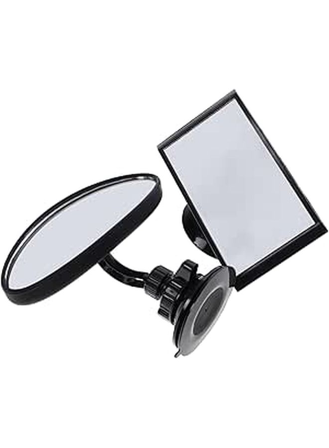 Rotatable Wide Angle Rearview Mirror With Suction Cup For Car Safety - Image 1