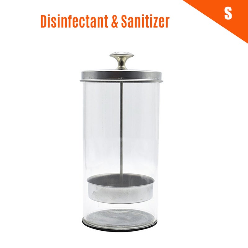 Disinfecting Sanitizer Jar Salon/ Barber Comb Glass Sanitizing Disinfectant Jars Cleaning Bottle Tool - Image 2