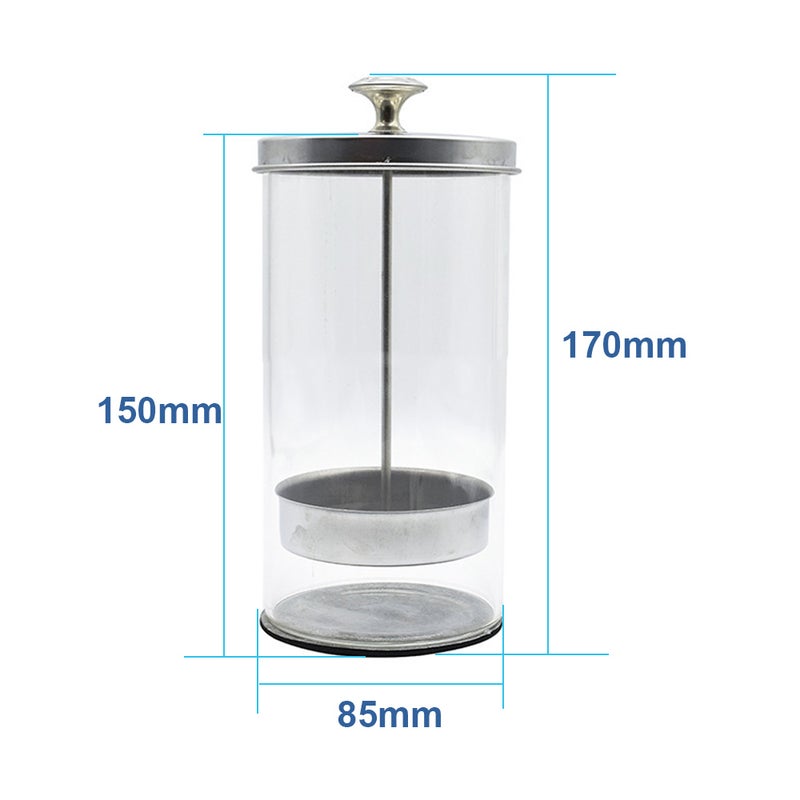 Disinfecting Sanitizer Jar Salon/ Barber Comb Glass Sanitizing Disinfectant Jars Cleaning Bottle Tool - Image 3