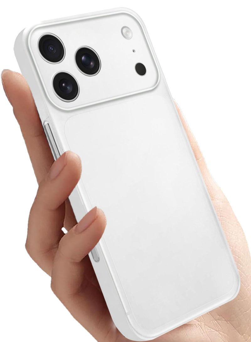 CATANES Air Skin Frosted Matte Case for iPhone 17 Pro - Stylish Ultra Slim Back Cover - Frosted Clear - Image 5