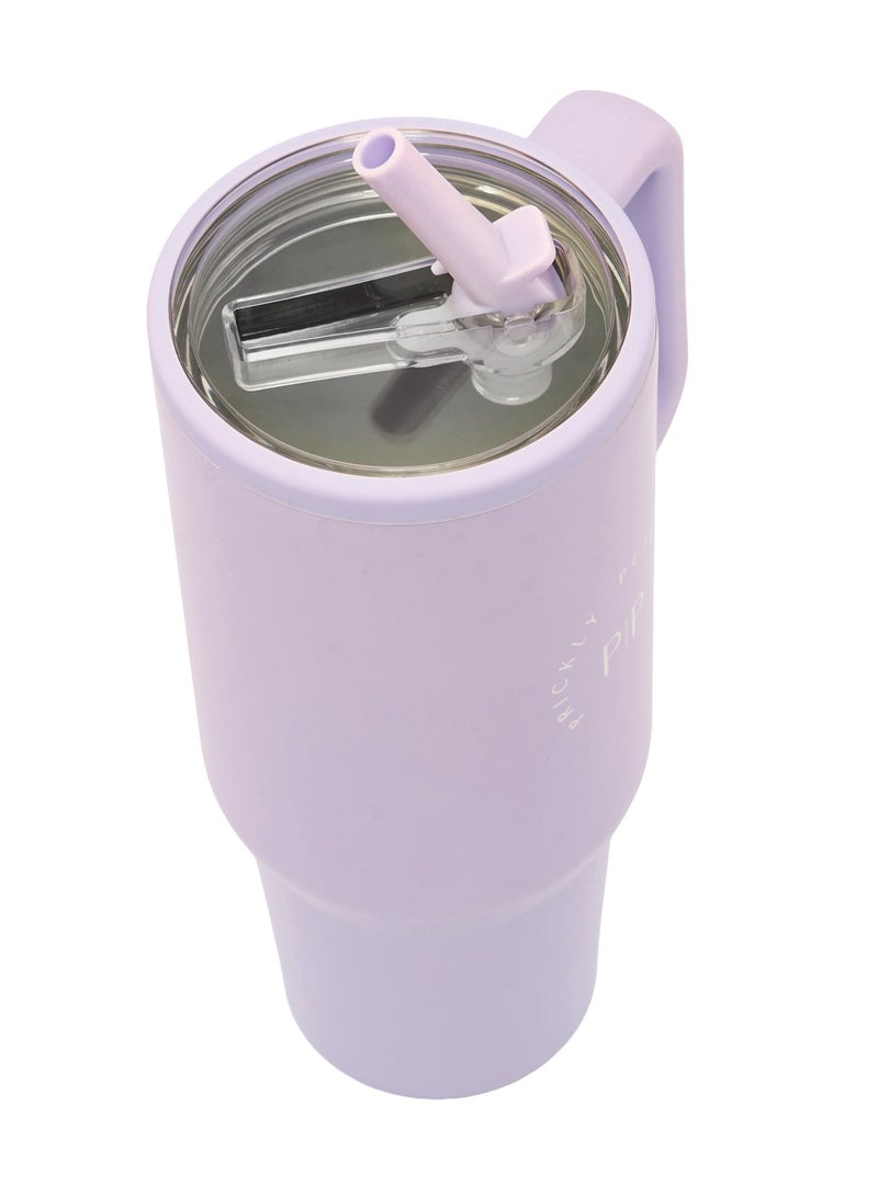 Prickly Pear Stainless Steel 30 Oz Hydrator 2.0 Water Bottle Lilac Logo - Image 4