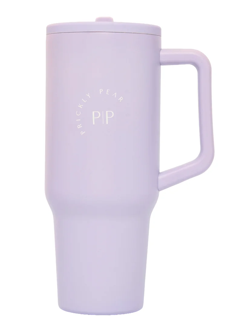 Prickly Pear Stainless Steel 30 Oz Hydrator 2.0 Water Bottle Lilac Logo