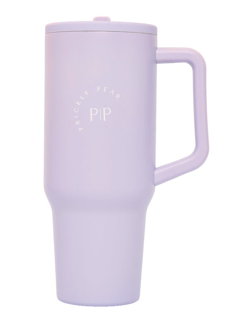 Prickly Pear Stainless Steel 30 Oz Hydrator 2.0 Water Bottle Lilac Logo - Image 2