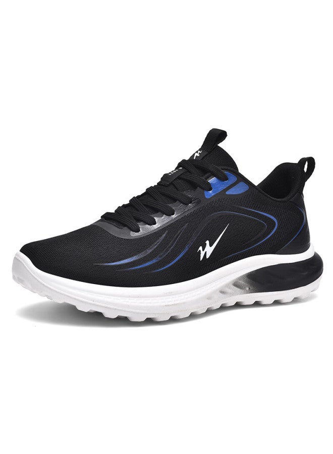 Double Star Eight Shuangxing Bate Running Shoes For Men, Summer Breathable Shock-absorbing Sneakers, Lightweight Versatile Outdoor Casual Shoes For Men, Black, Size 42 - Image 4