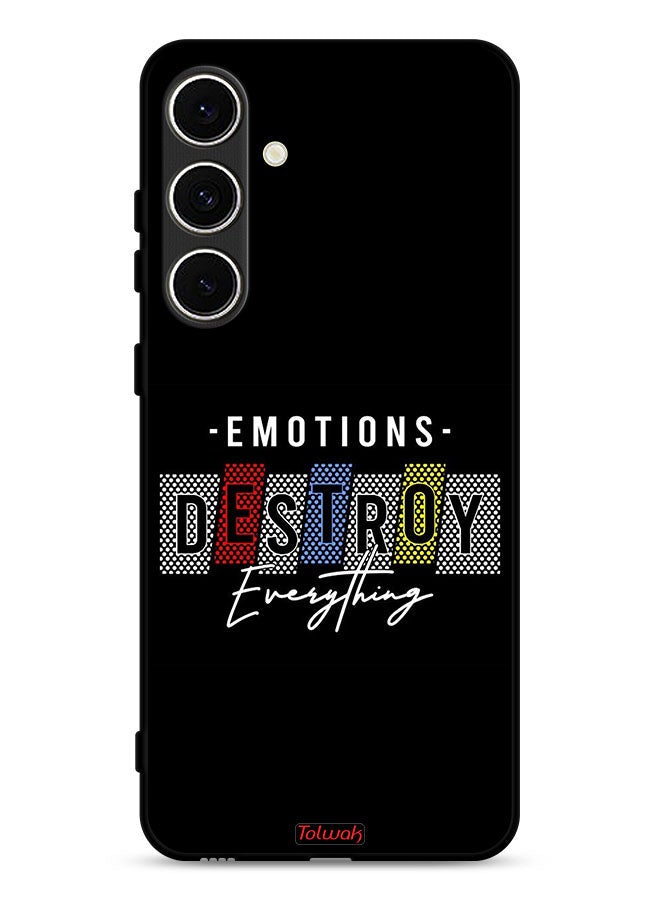 Tolwak Samsung Galaxy A36 5G Protective Case Cover Emotions Destroy Everything - Image 1