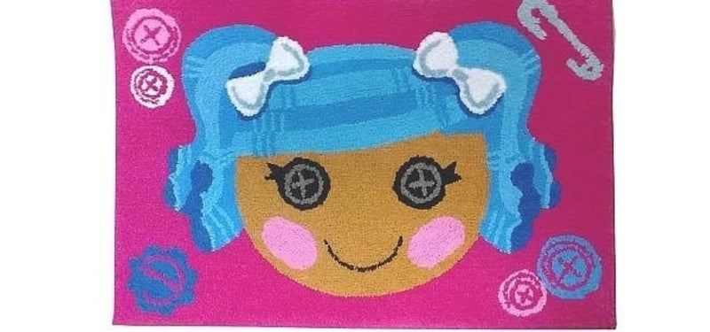 Jay Franco Pink Lalaloopsy Rug Cotton 20 x 30 in Tufted Room Throw Rug