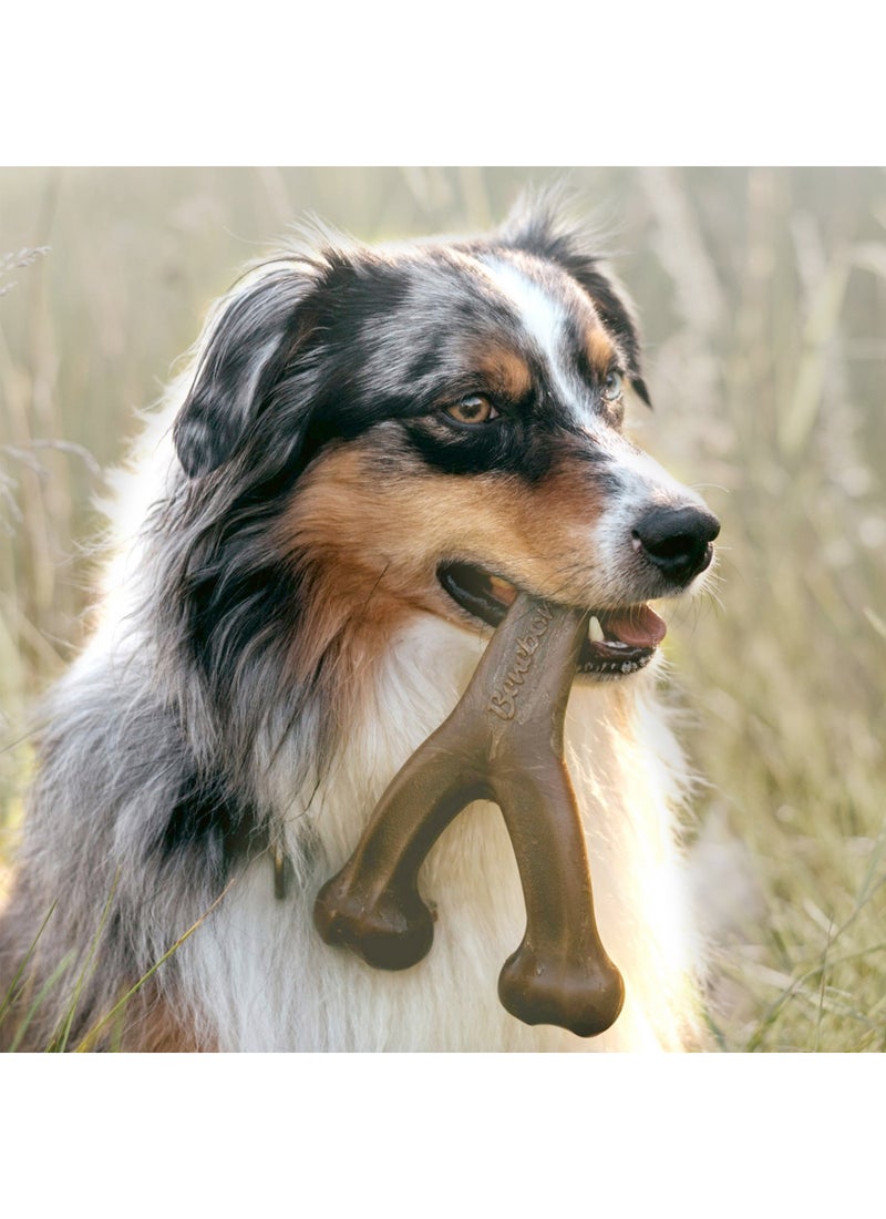 Benebone Wishbone Dog Chew Toy Bacon - Image 3
