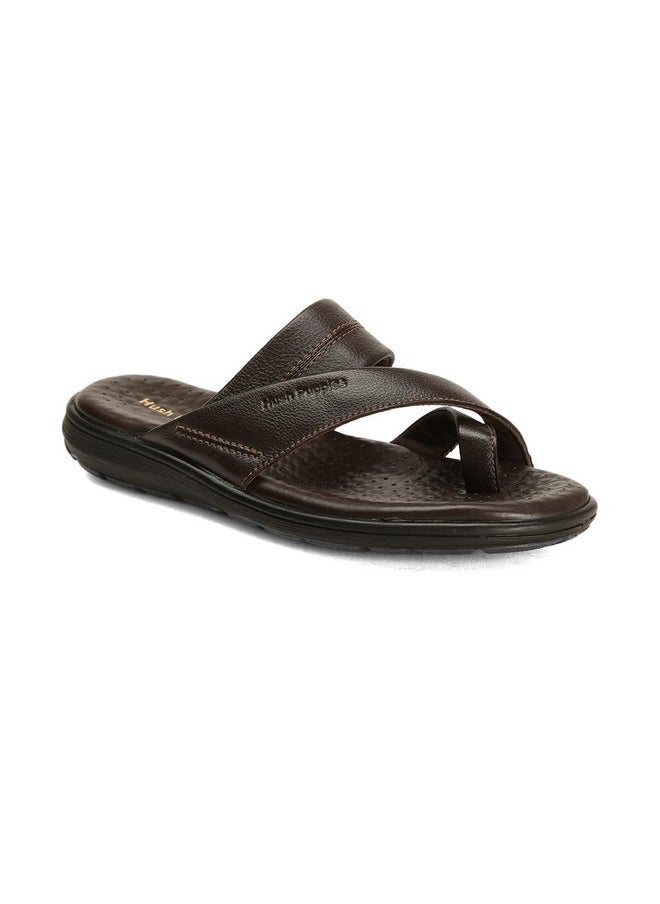 هاش بابيز - نعال CHARLES TOE RING للرجال من Hush Puppies (8744752_DARK BROWN_10 UK) - Image 1