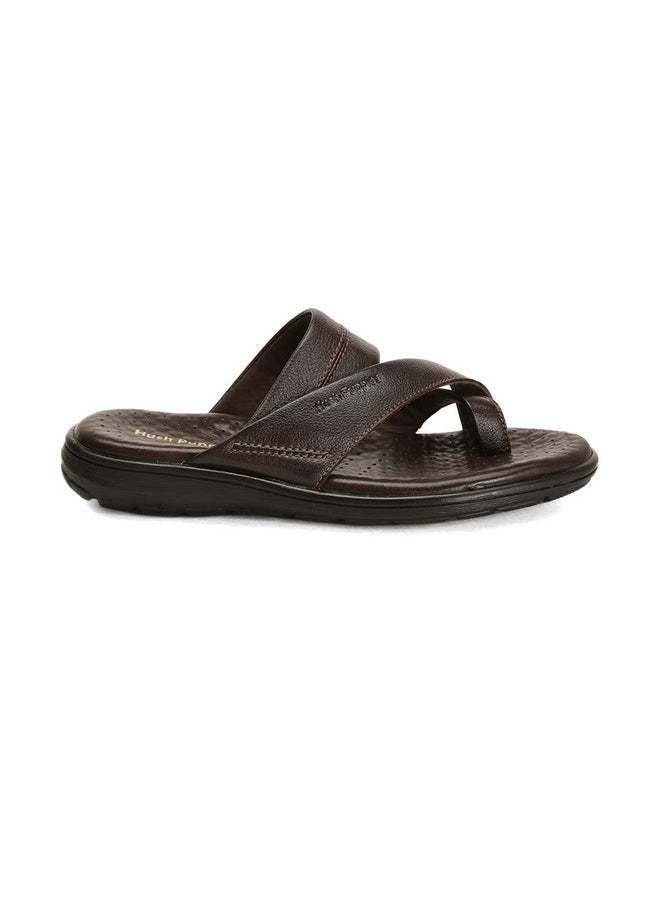هاش بابيز - نعال CHARLES TOE RING للرجال من Hush Puppies (8744752_DARK BROWN_10 UK) - Image 1