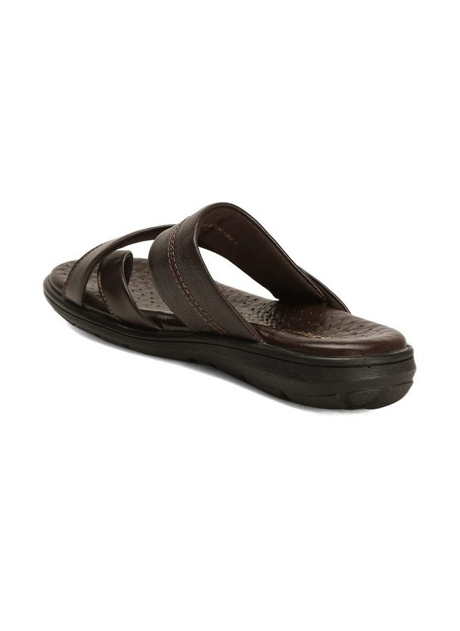 هاش بابيز - نعال CHARLES TOE RING للرجال من Hush Puppies (8744752_DARK BROWN_10 UK) - Image 1