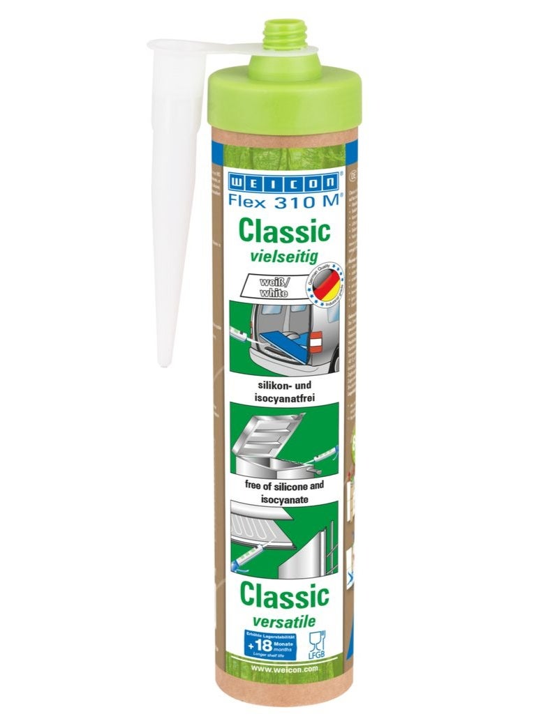 WEICON Green Tube Flex 310M Classic White 280 ml - Image 1