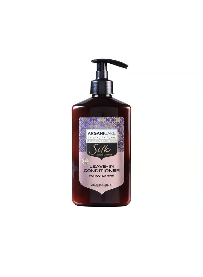 Arganicare Silk Leave-in Conditioner for Curly Hair 400ml - Image 1