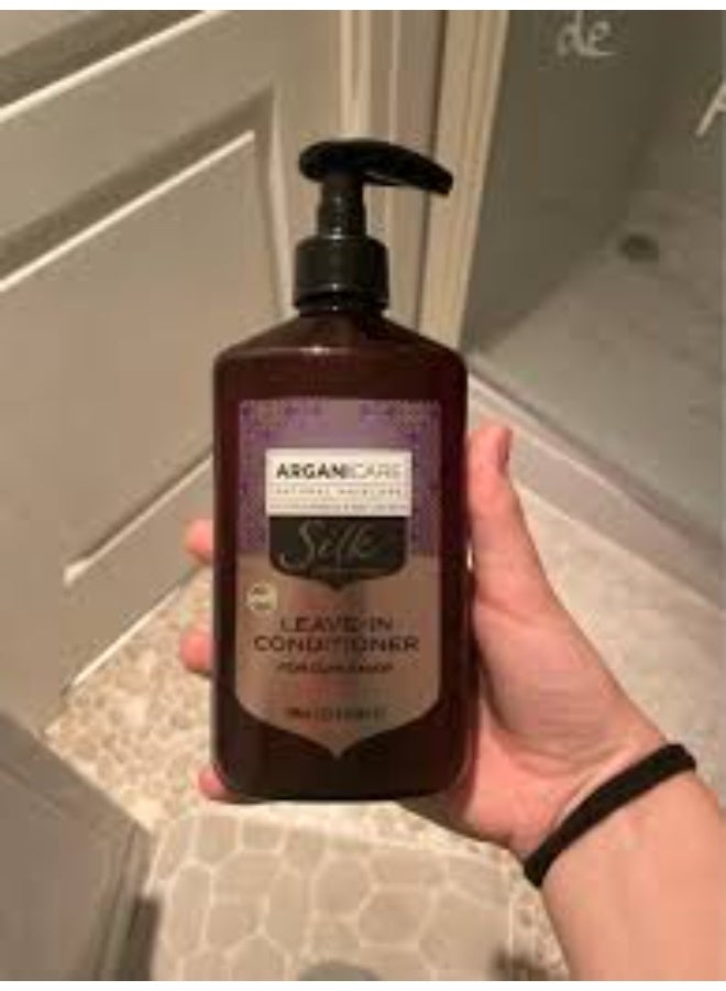 Arganicare Silk Leave-in Conditioner for Curly Hair 400ml - Image 2