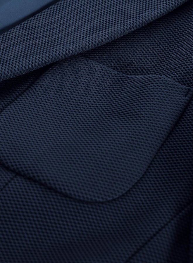 PJ PAUL JONES Mens Casual Sport Coat Blazer Two Buttons Lightweight Business Jackets, Navy Blue-1, 3XL - Image 3