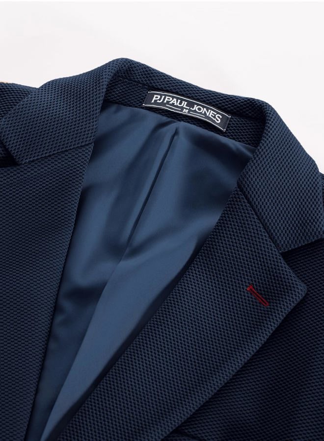 PJ PAUL JONES Mens Casual Sport Coat Blazer Two Buttons Lightweight Business Jackets, Navy Blue-1, 3XL - Image 2