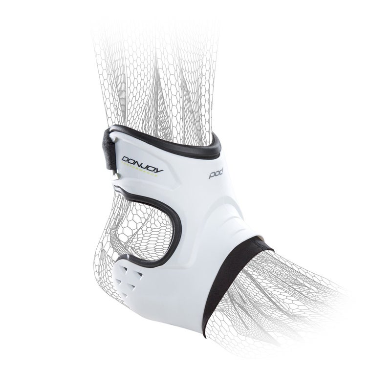 DonJoy Performance PODÂ® ANKLE SUPPORT - White - Small - Right - Image 1