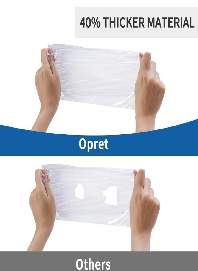 Opret Opret 5 Pack Disposable Rain Poncho, Emergency Poncho Waterproof Raincoat with Hood for Camping, Hiking, Cycling, Theme Park and Festival - Image 4