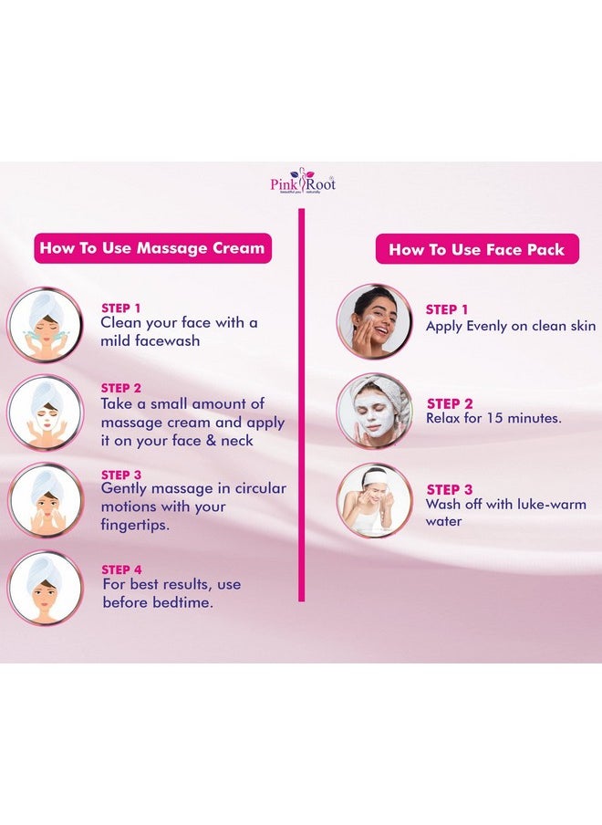 Pink Root - Pink Root Gold Cream 500gm with Gold Mask 500gm - Image 1