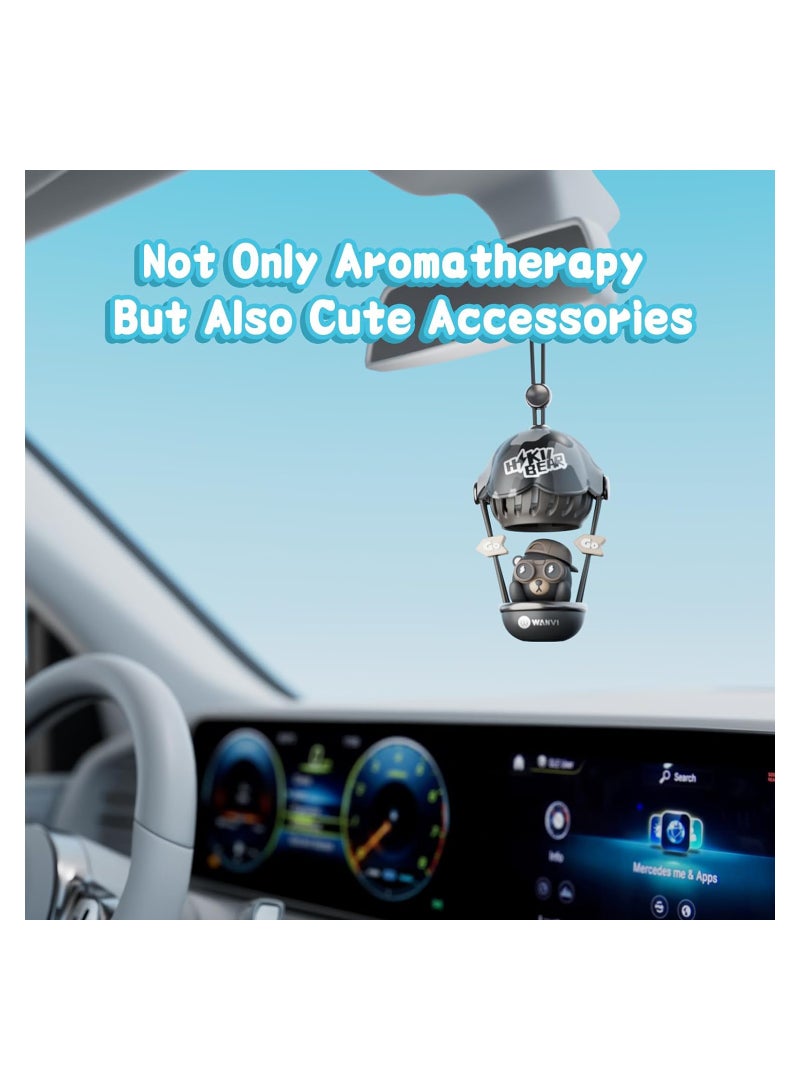 Excefore Car Air Fresheners, Cute Bear Car Air Hanging Fragrance Air Creative Car Perfume Decoration Automotive Air Freshener for Wardrobe, Bathroom and Hanging Ornaments (Hanging Bear) - Image 5