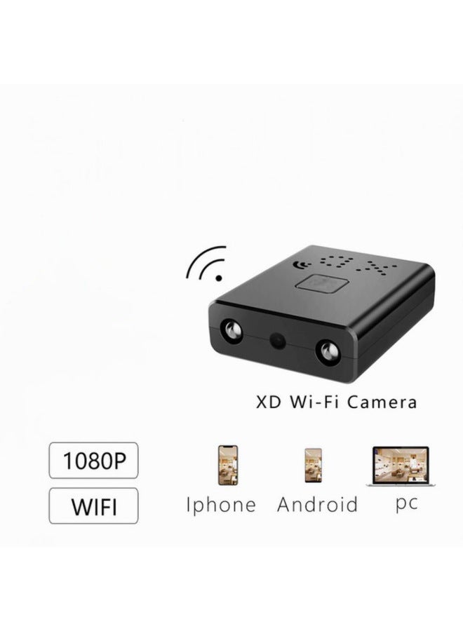 Wireless WIFI Smart IR-CUT HD 1080P Security Camera No Built-in Battery XD Model USB 2.0 Interface Automatic Focus Surveillance Cam-Color:64G Memory Card - Image 2
