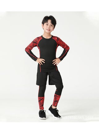 Children's High Elasticity Tight Fitting Clothing Sports Fitness Set Quick Drying Training Suit - pzsku/Z730DCE1647CF733EB713Z/45/_/1710986480/30608af3-5361-4e50-bfb8-a8805cf7bc41