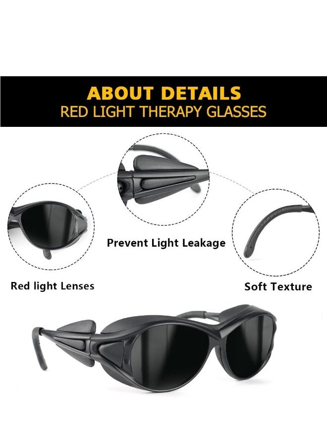 Red Light Therapy Glasses Eyes Protection for Tanning Goggles 200 2000nm IPL laser Safety Glasses Light Therapy and Laser Hair Removal Treatment Eyes Protection - Image 3