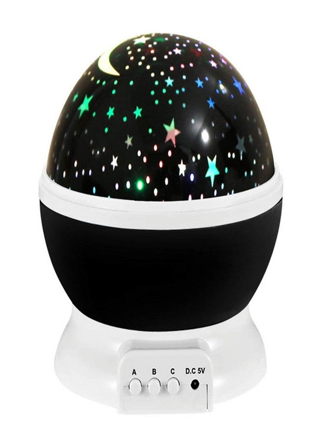 Borelor Star Night Light for Kids, 12 Color Changing Lights Modes with USB Cable, 360°Rotating Moon Star Projector Desk Lamp for Bedroom Party Decor & Girls Birthday Gift (Black) - Image 1