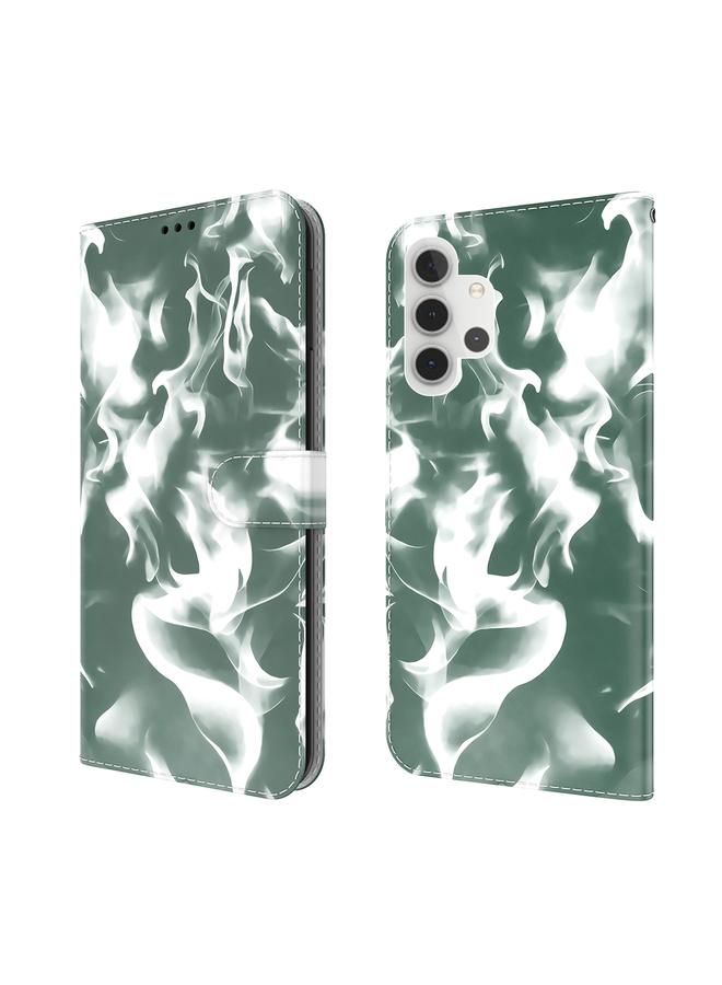 S-TOP Case For Samsung Galaxy A32 5G Cloud Fog Pattern Horizontal Flip Leather Case with Holder & Card Slot & Wallet - Image 2