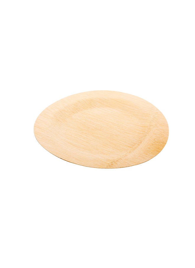 Restaurantware Restaurantware-9 Inch Bamboo Leaf Plates, 100 Disposable Bamboo Plates - Sustainable, heavy-duty, Bamboo Bamboo Dinner Plates, For Parties, Wedding Banquets Or Catered Events, Round  - Image 1